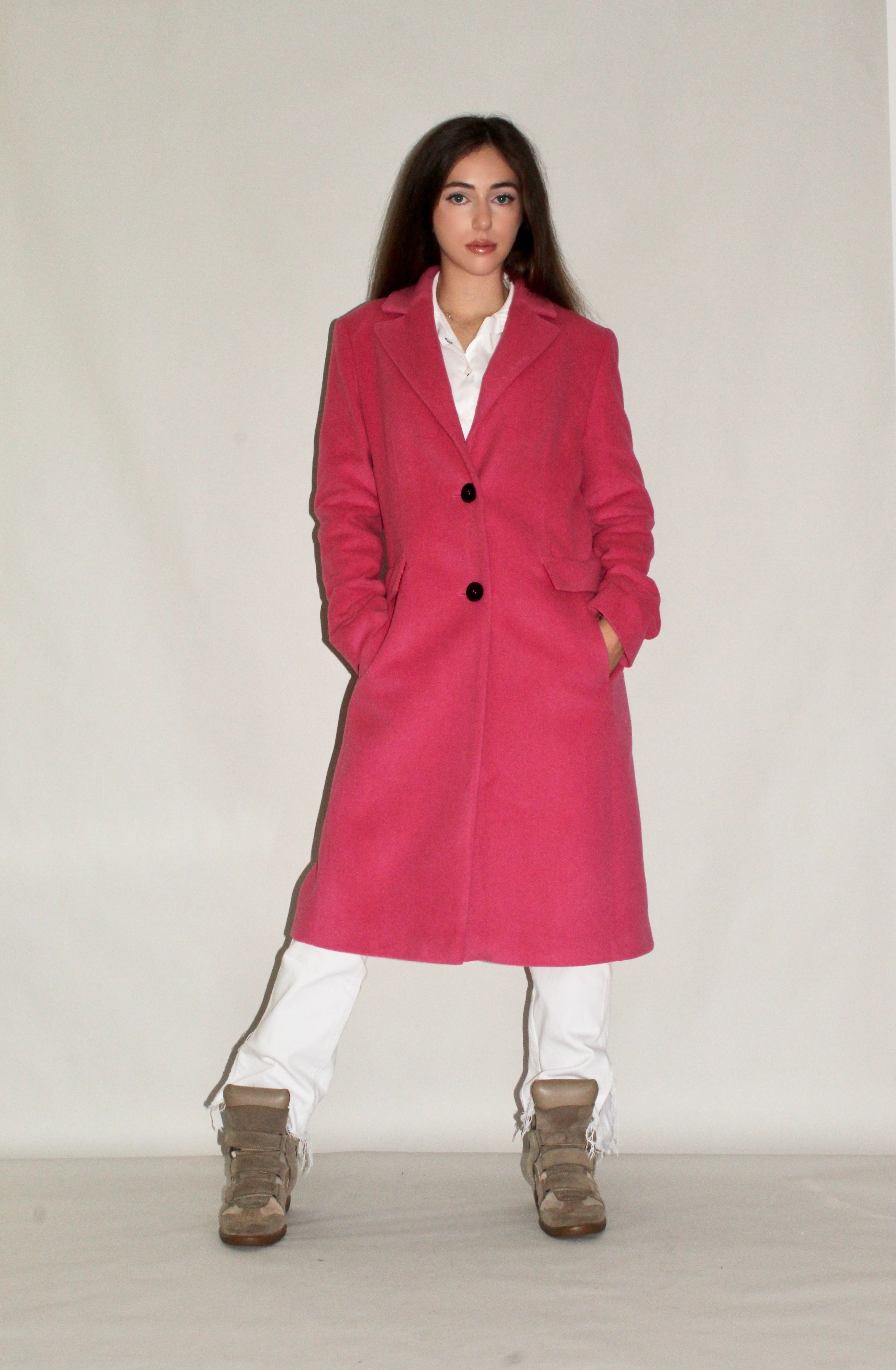 Two-Button wool coat