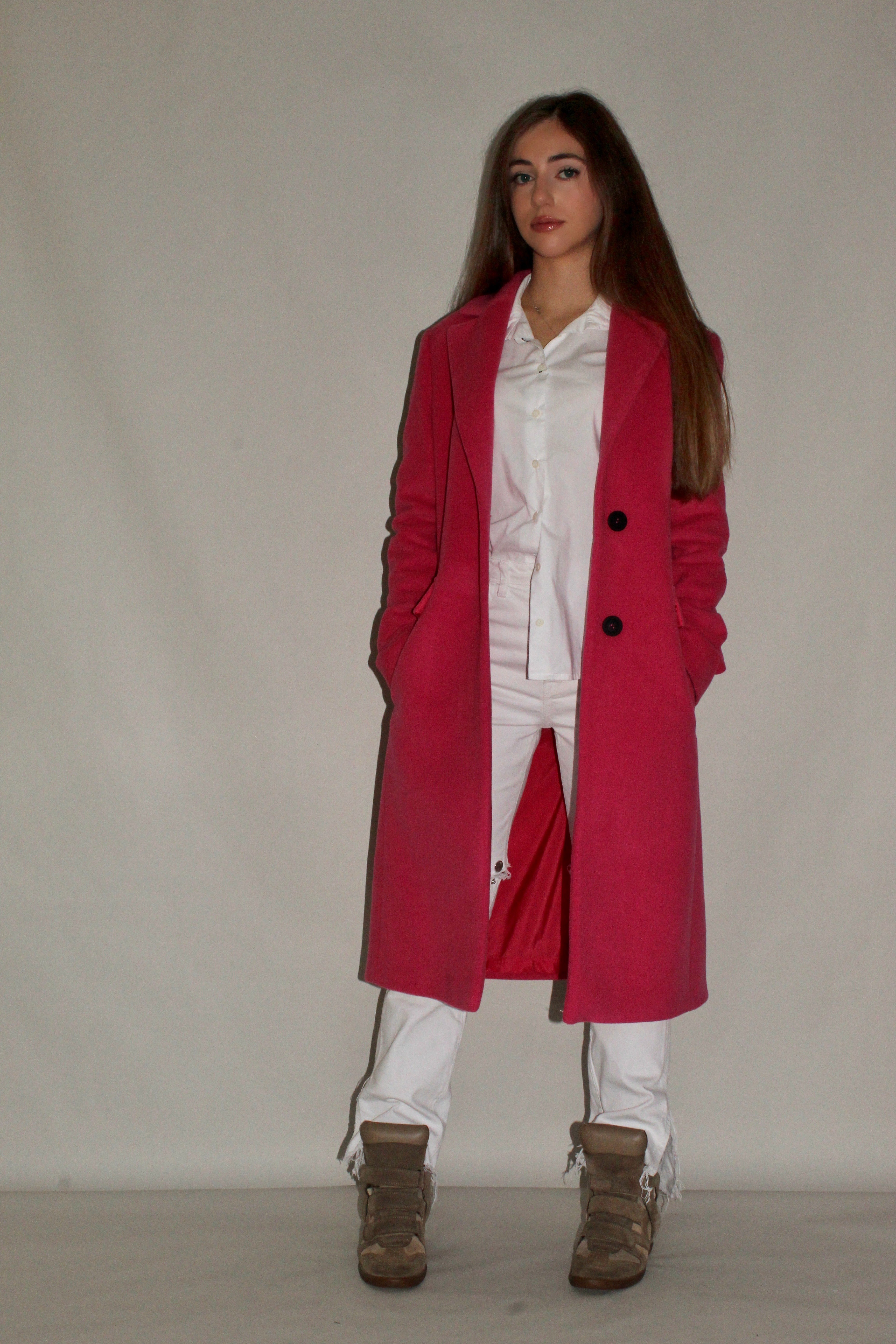 Two-Button wool coat