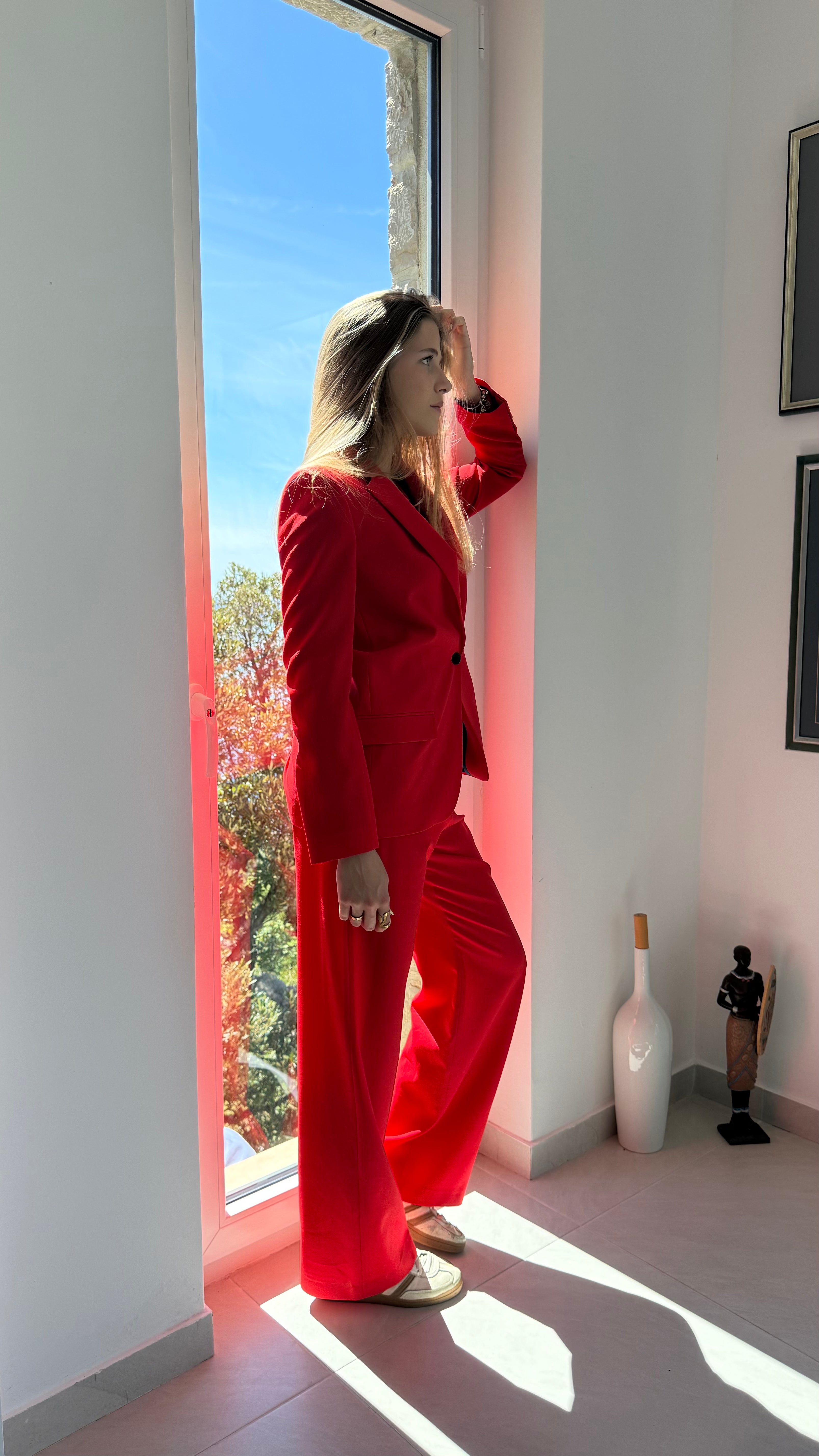 Tailored Two-Piece Suit Set