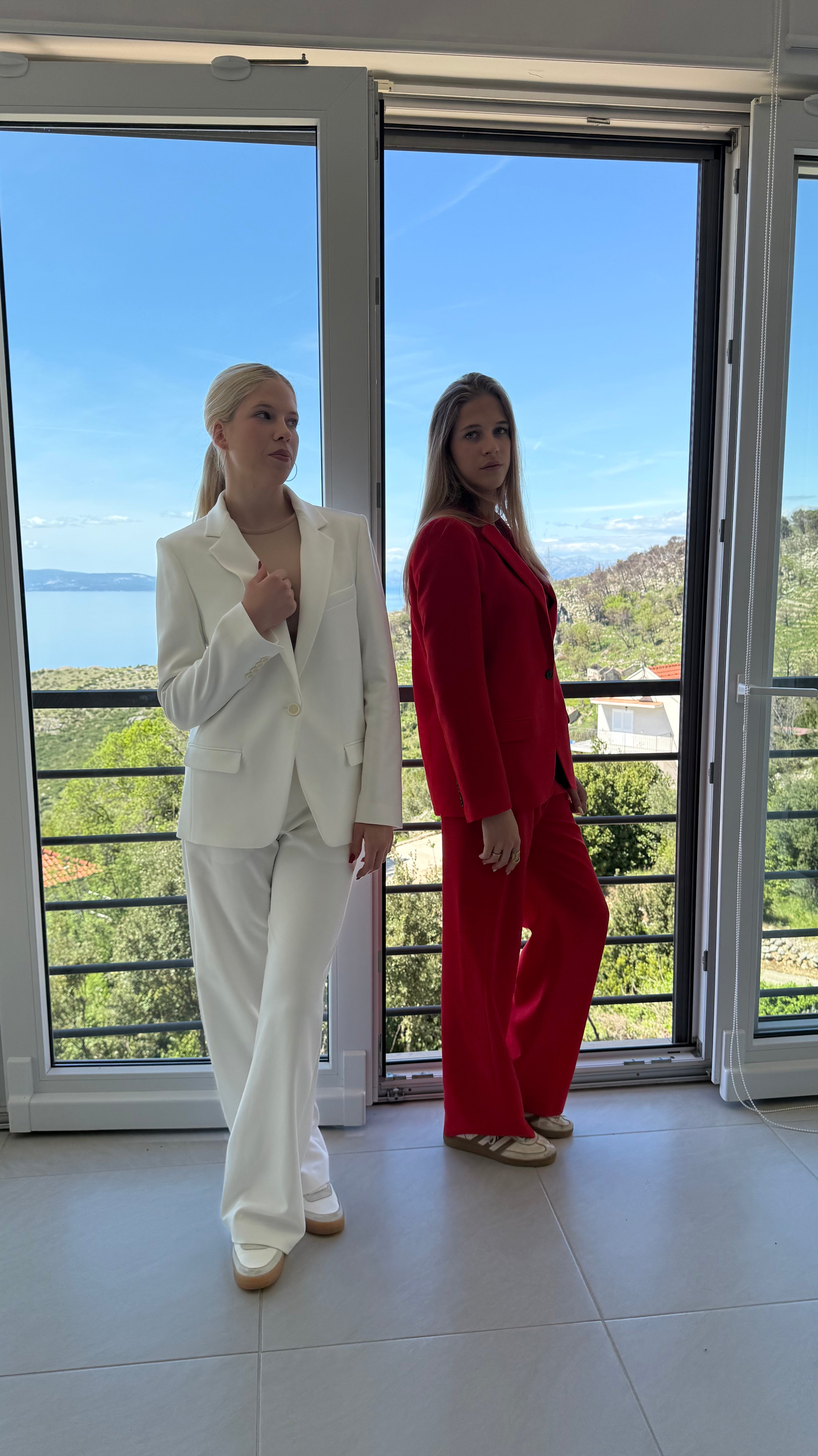 Tailored Two-Piece Suit Set