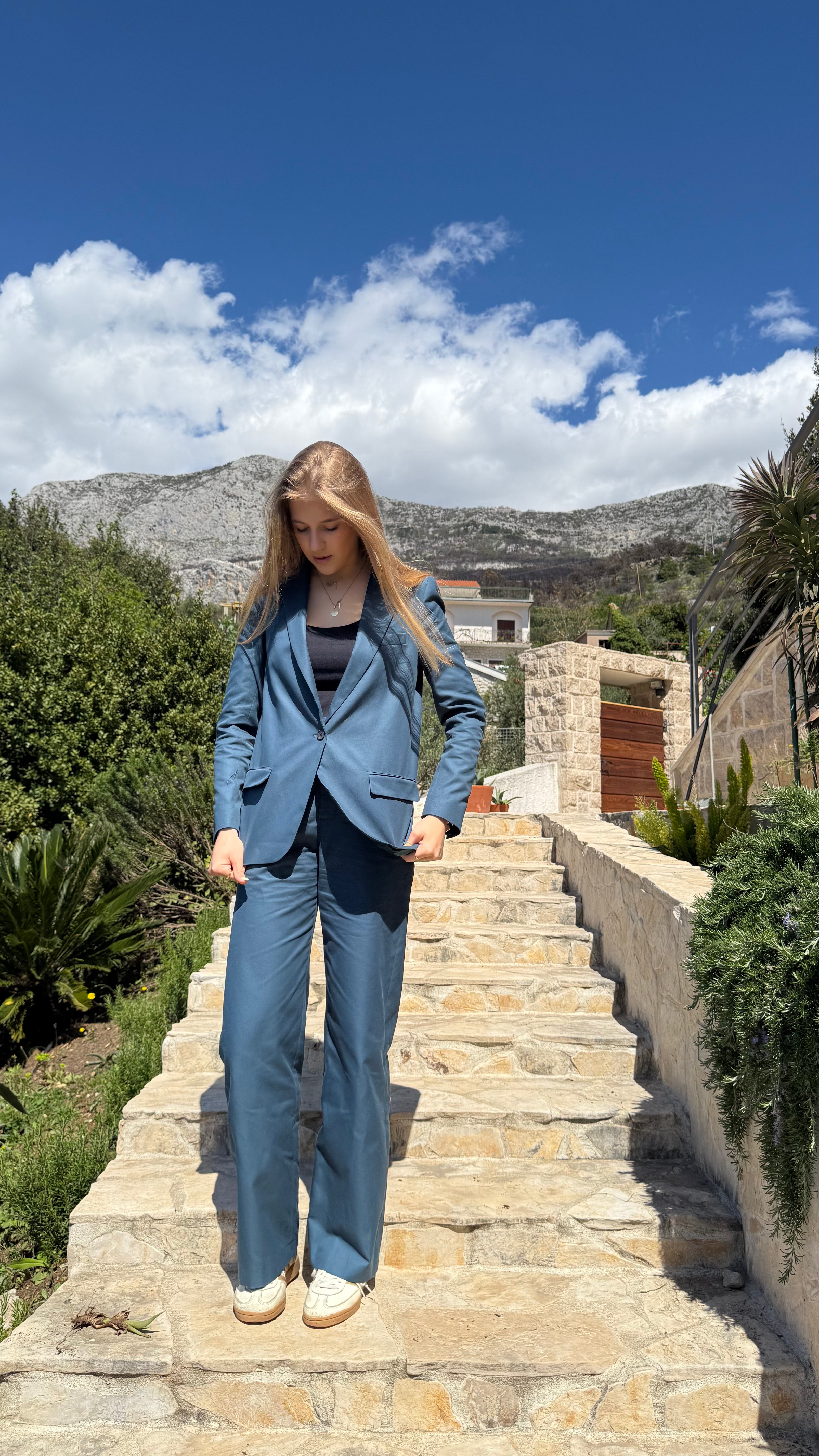 Tailored Two-Piece Suit Set