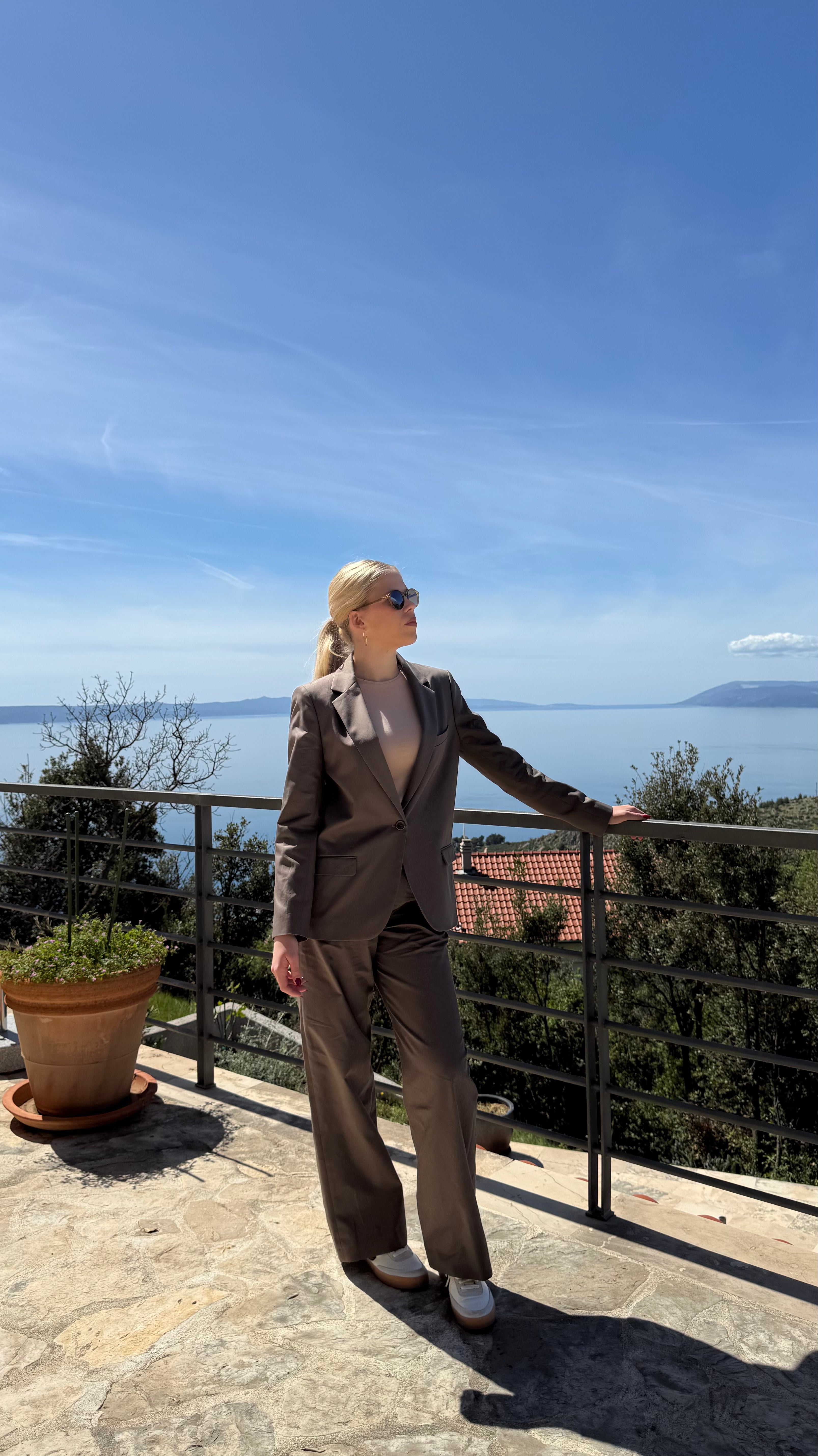 Tailored Two-Piece Suit Set