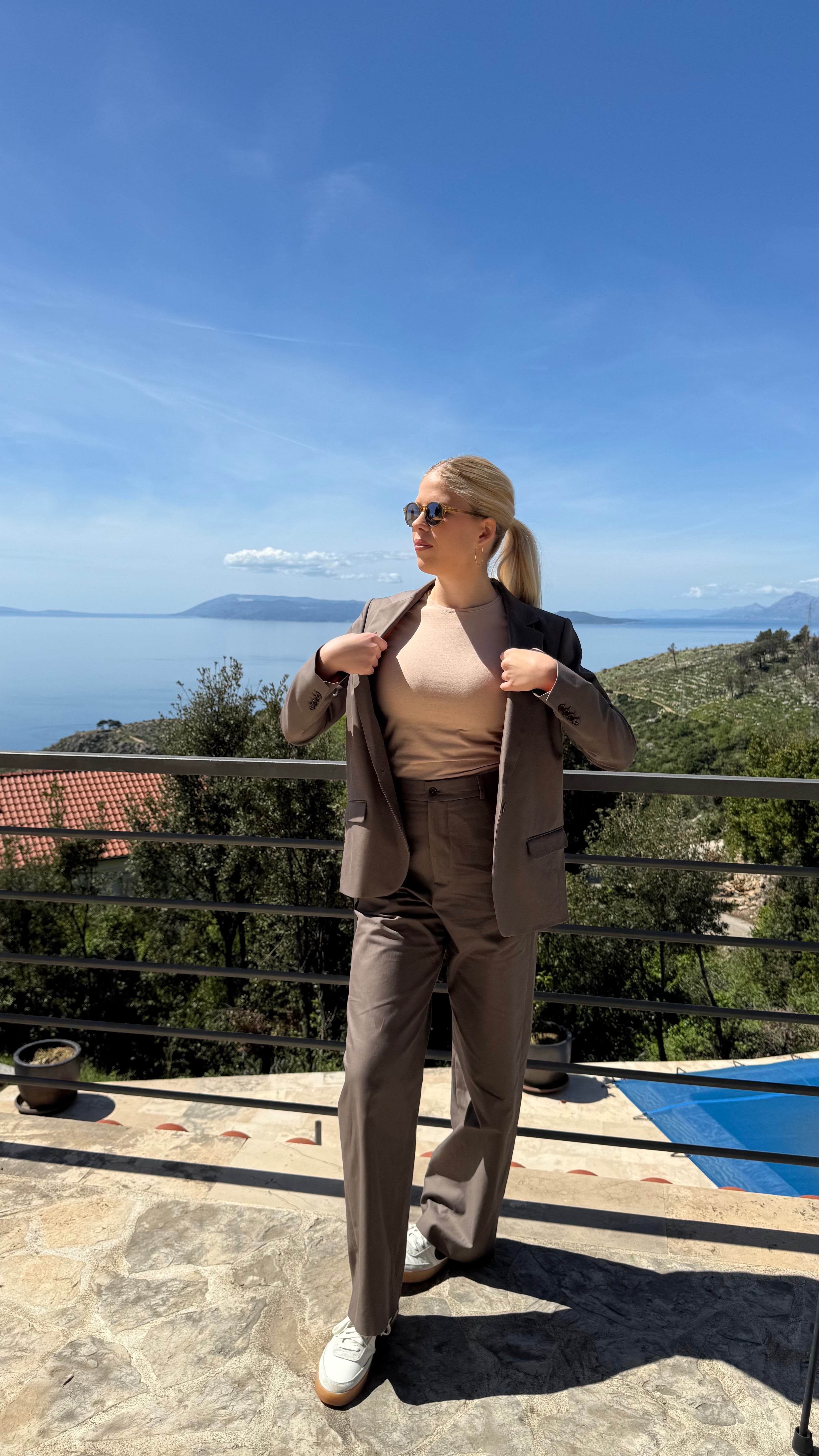Tailored Two-Piece Suit Set