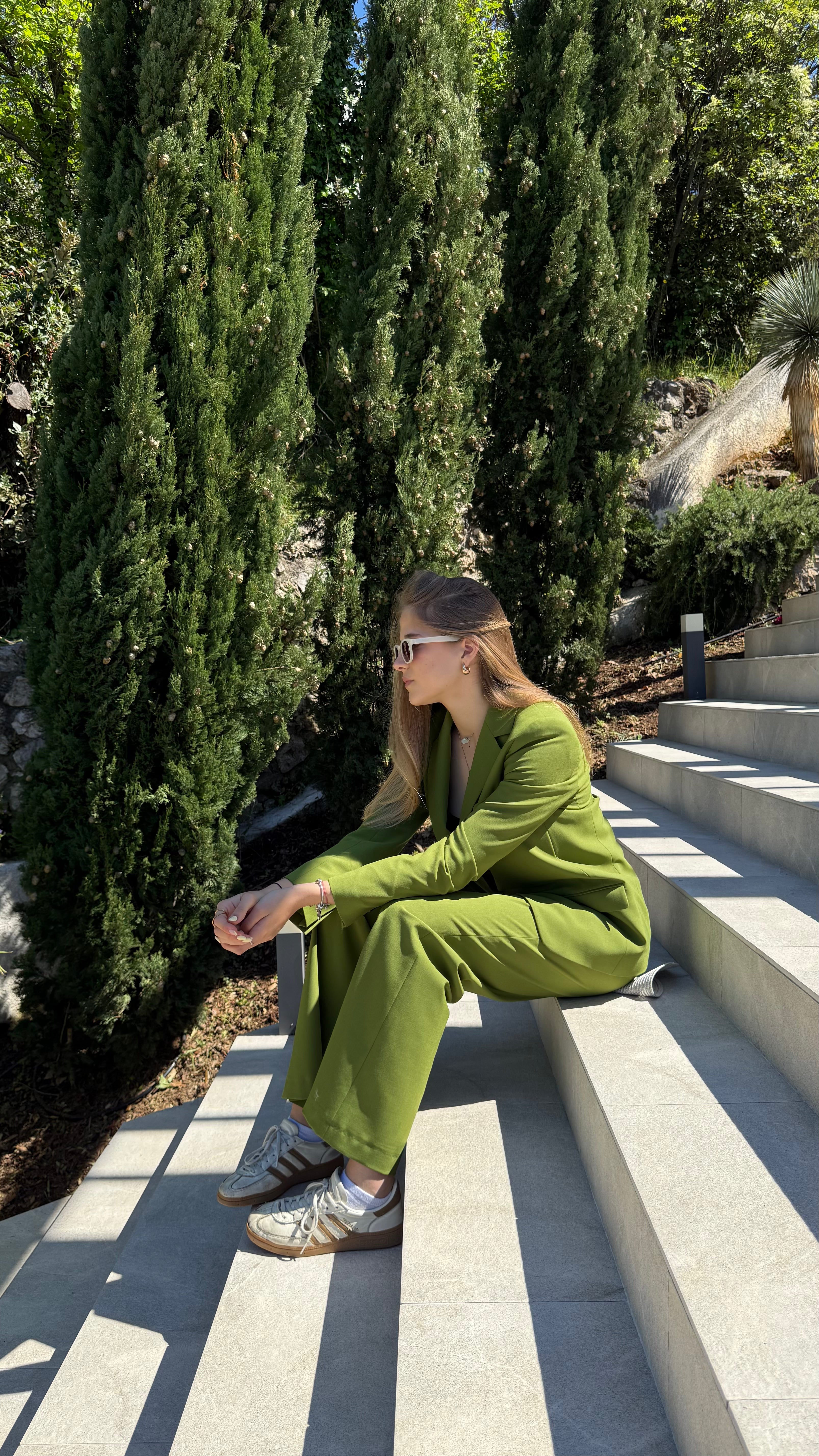 Tailored Two-Piece Suit Set