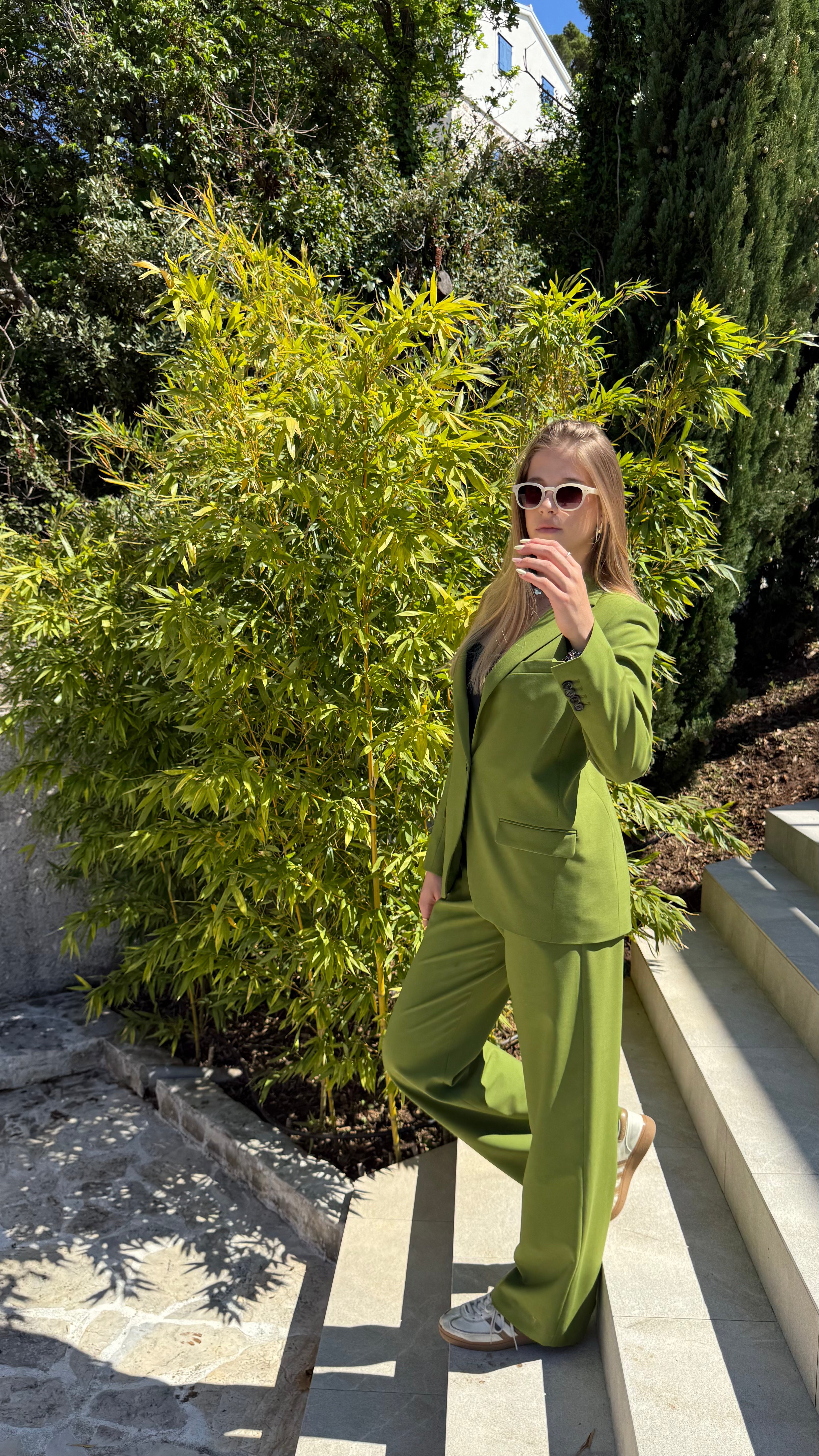 Tailored Two-Piece Suit Set