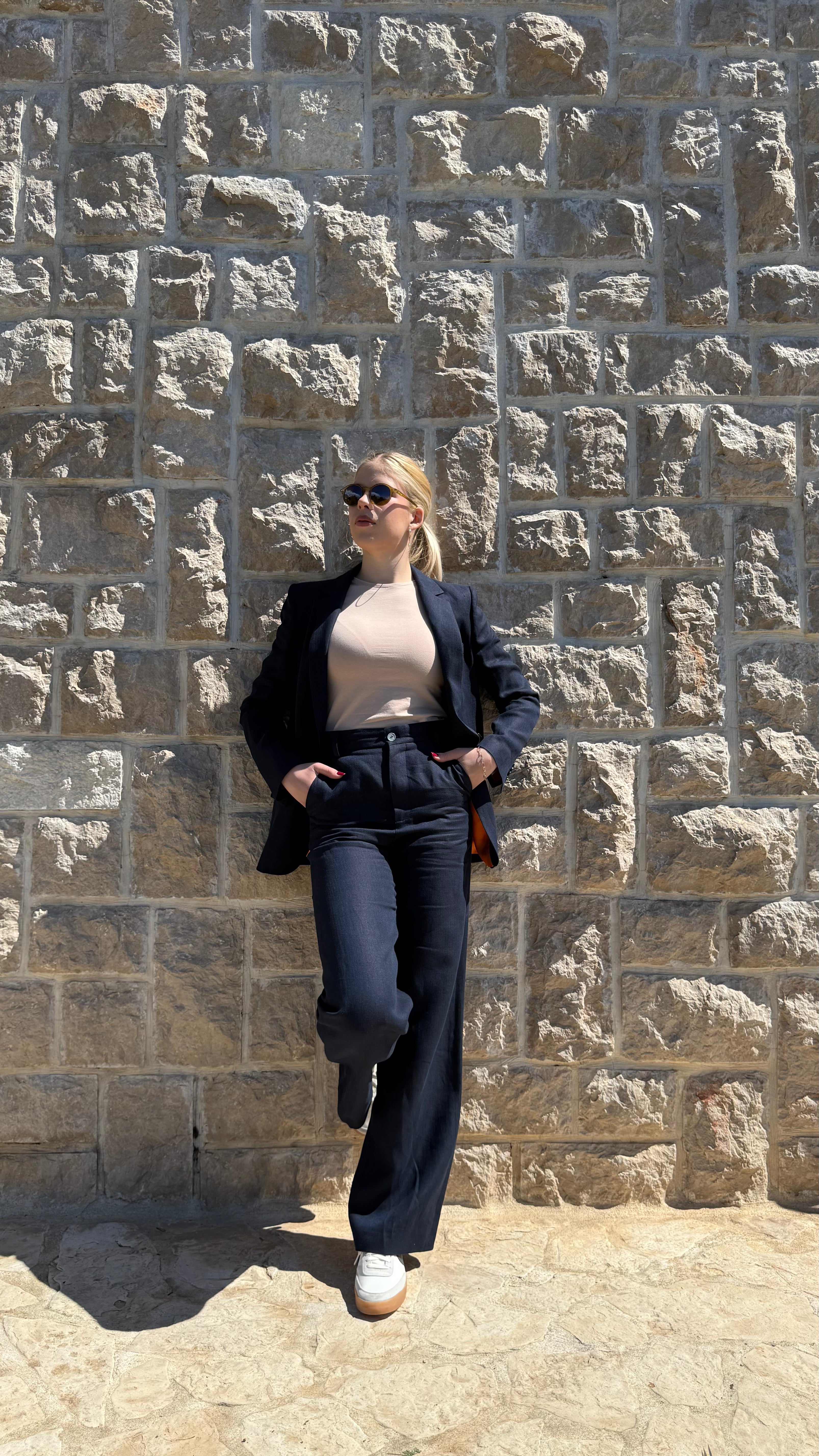 Tailored Two-Piece Suit Set