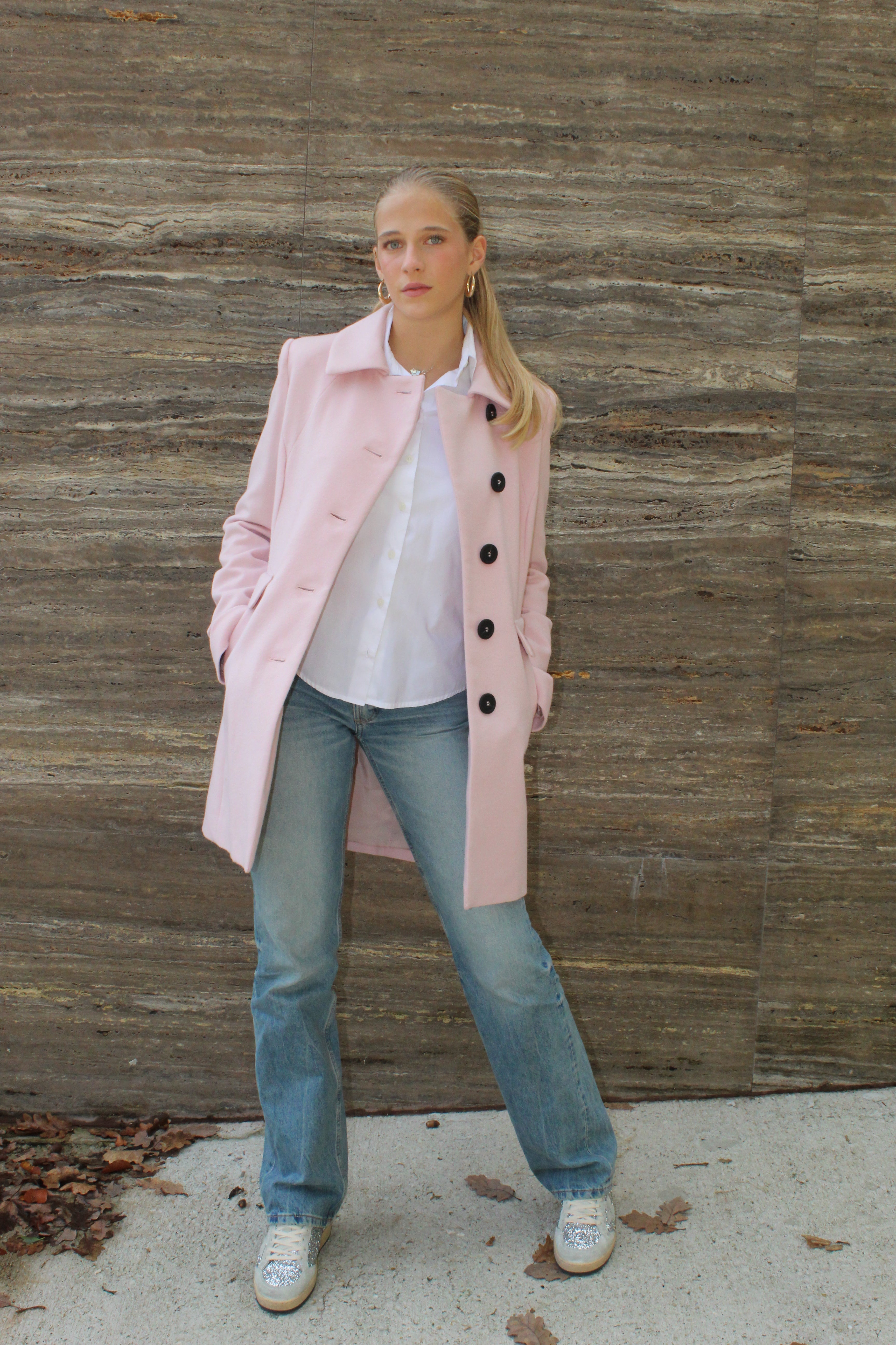 Try out the coat