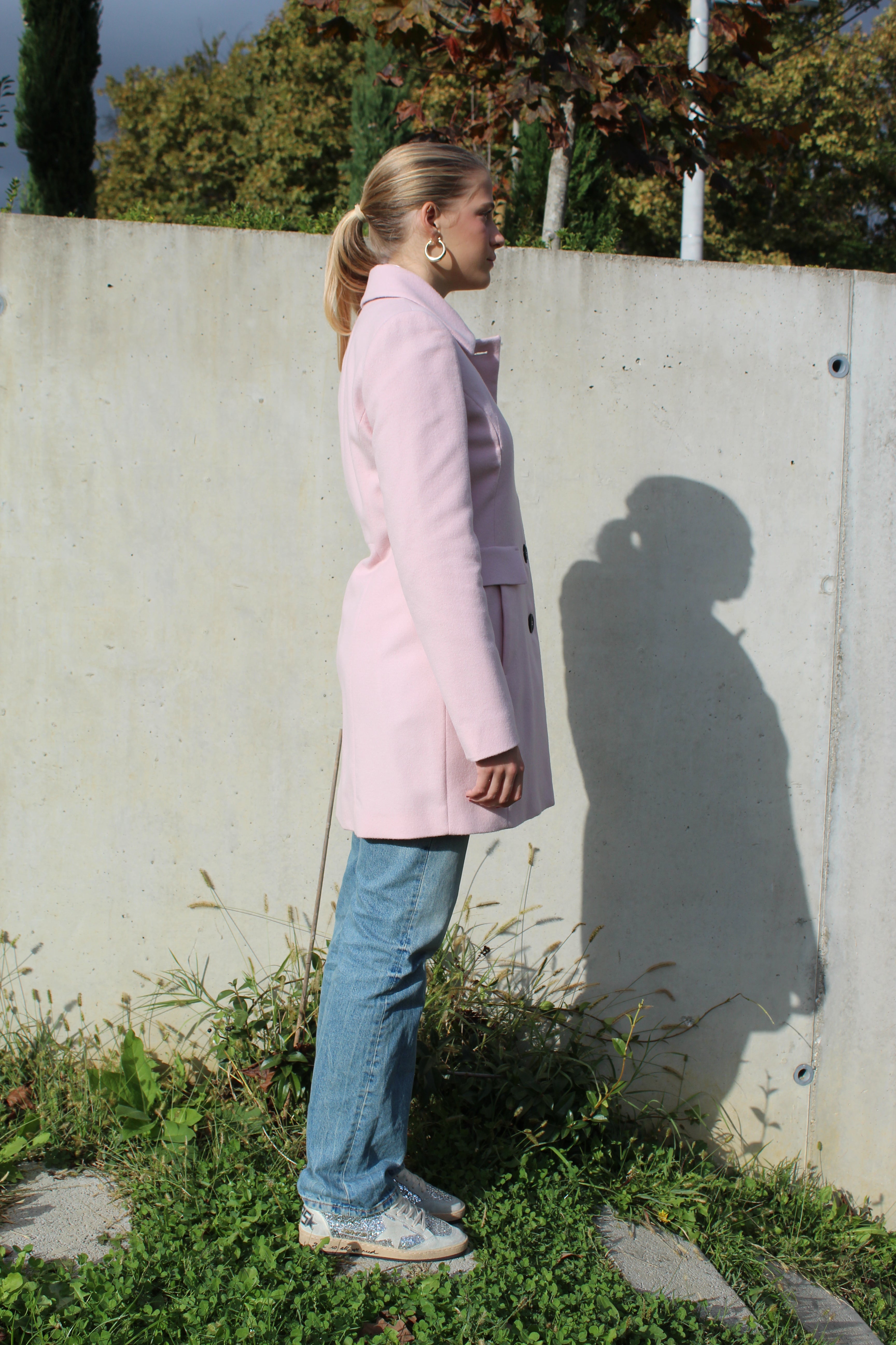 Mid Length Button-up Coat