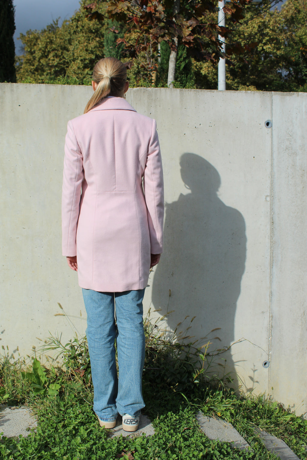 Mid Length Button-up Coat