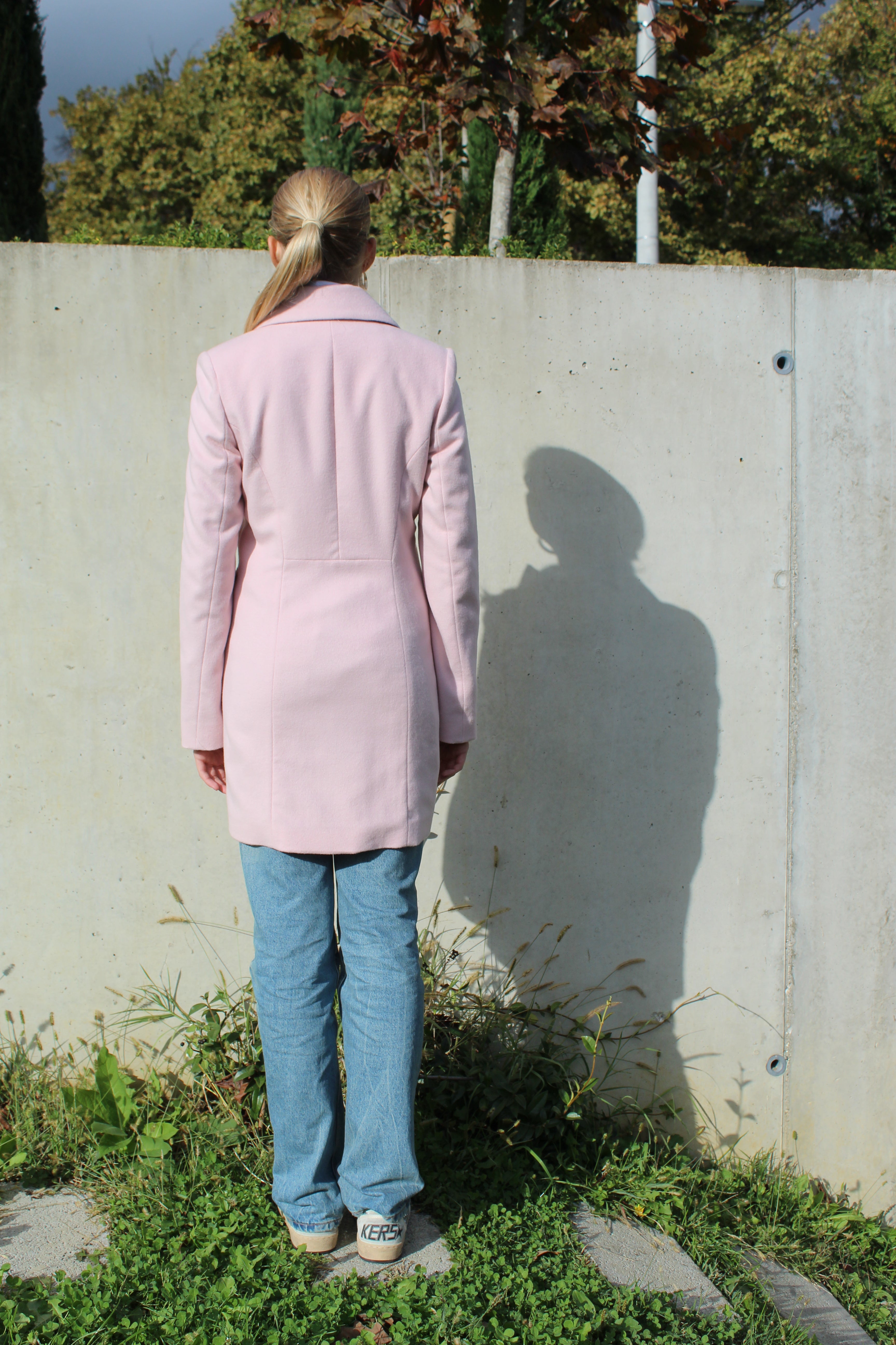 Mid Length Button-up Coat