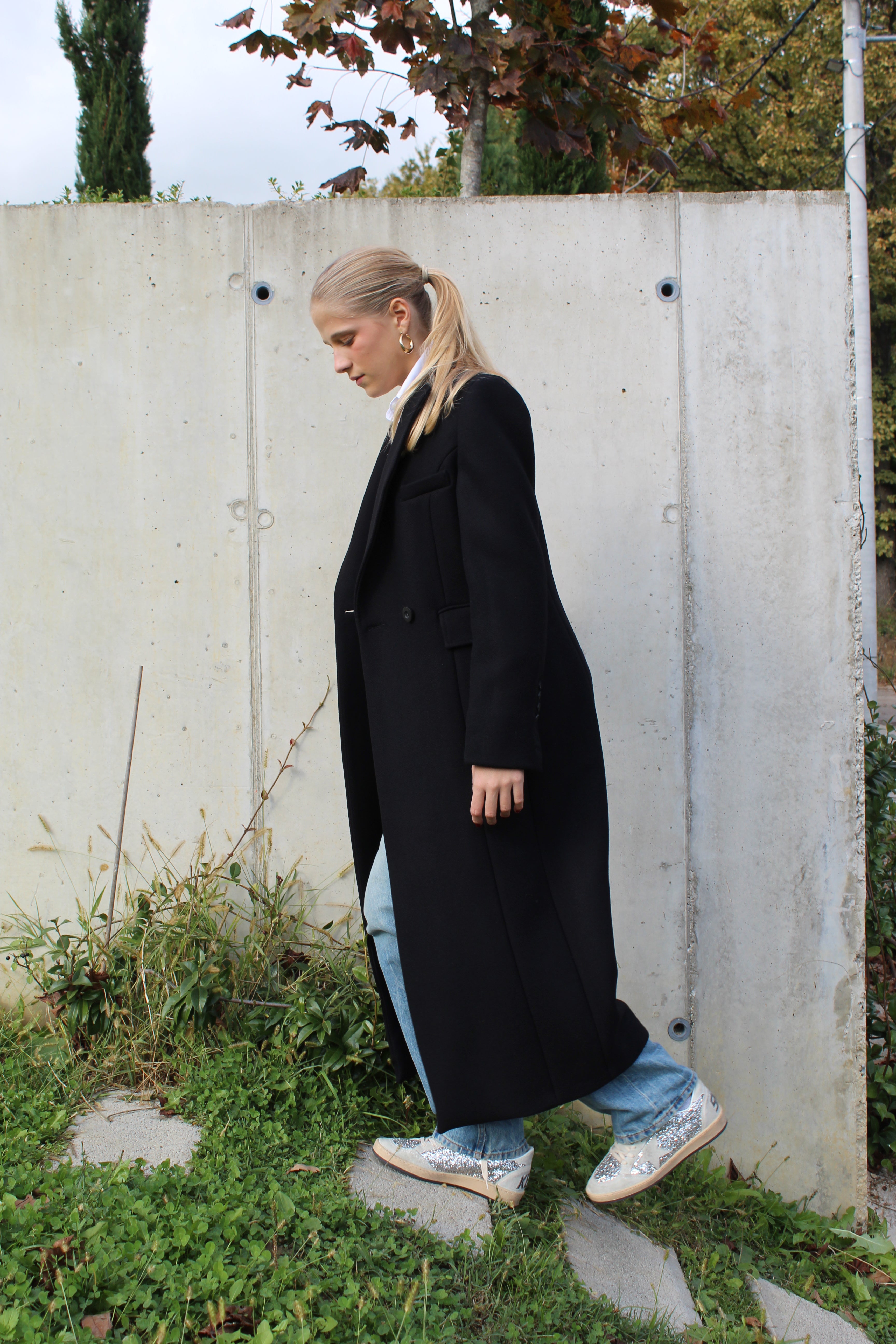 Long Double Button Coat