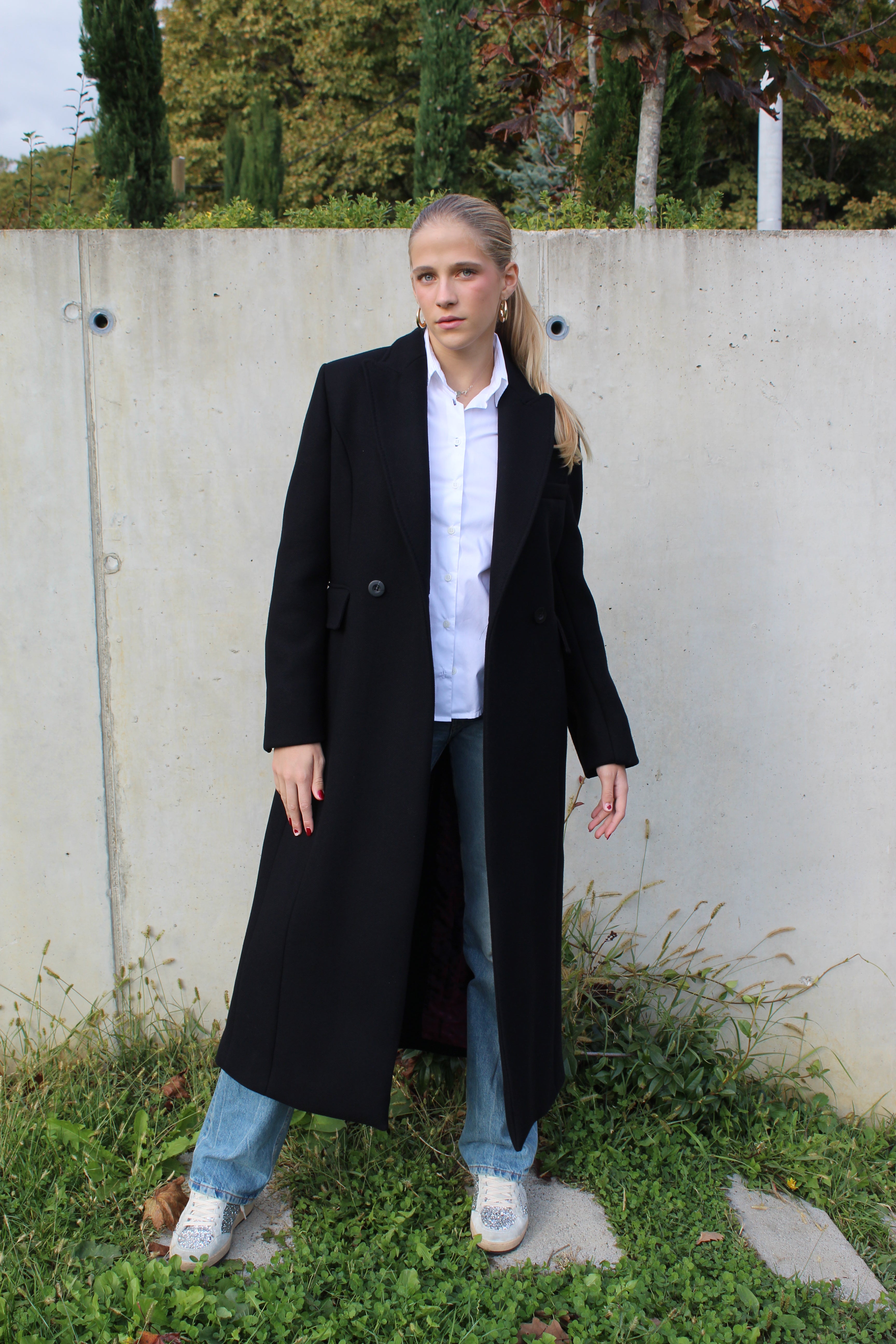Long Double Button Coat