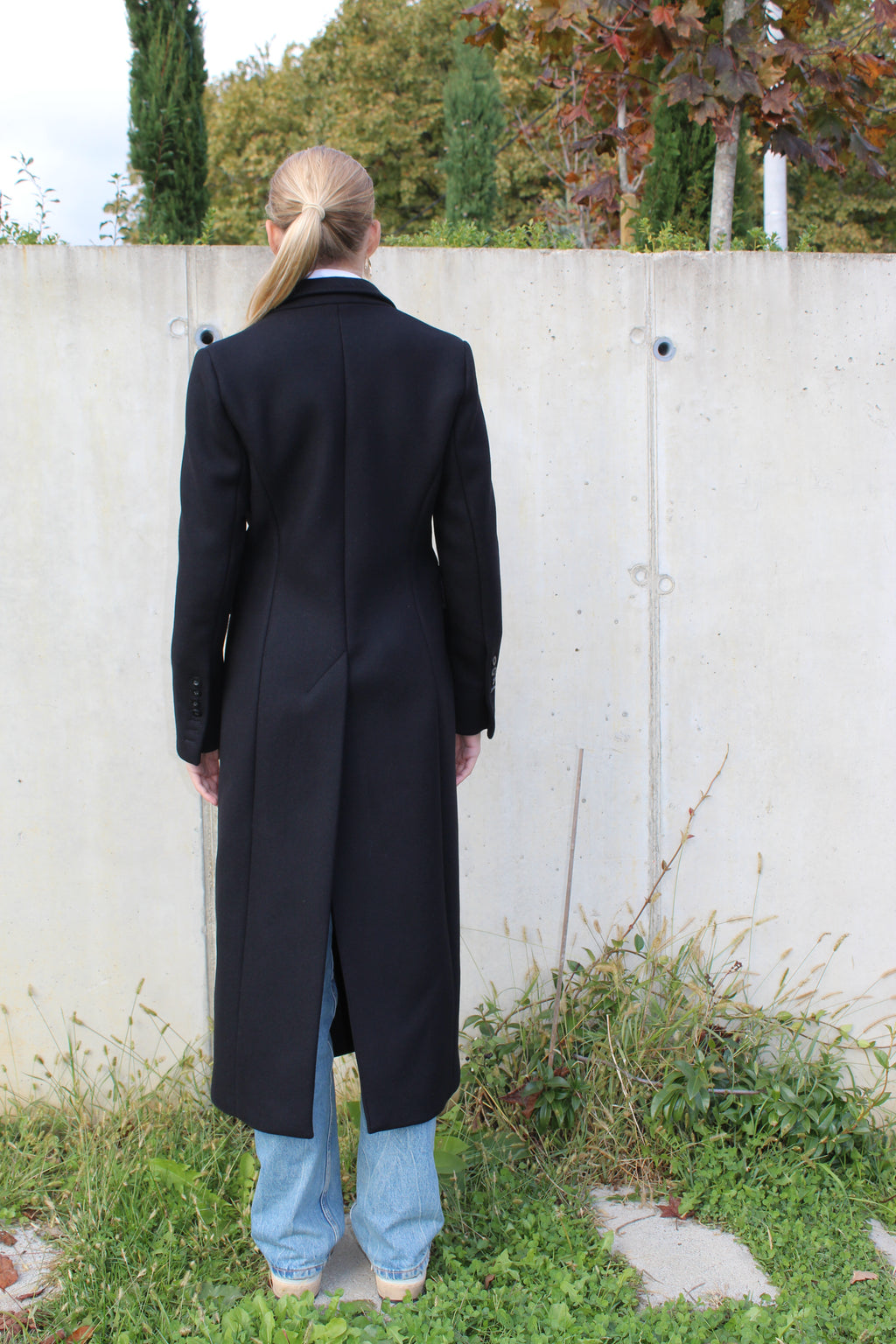 Long Double Button Coat