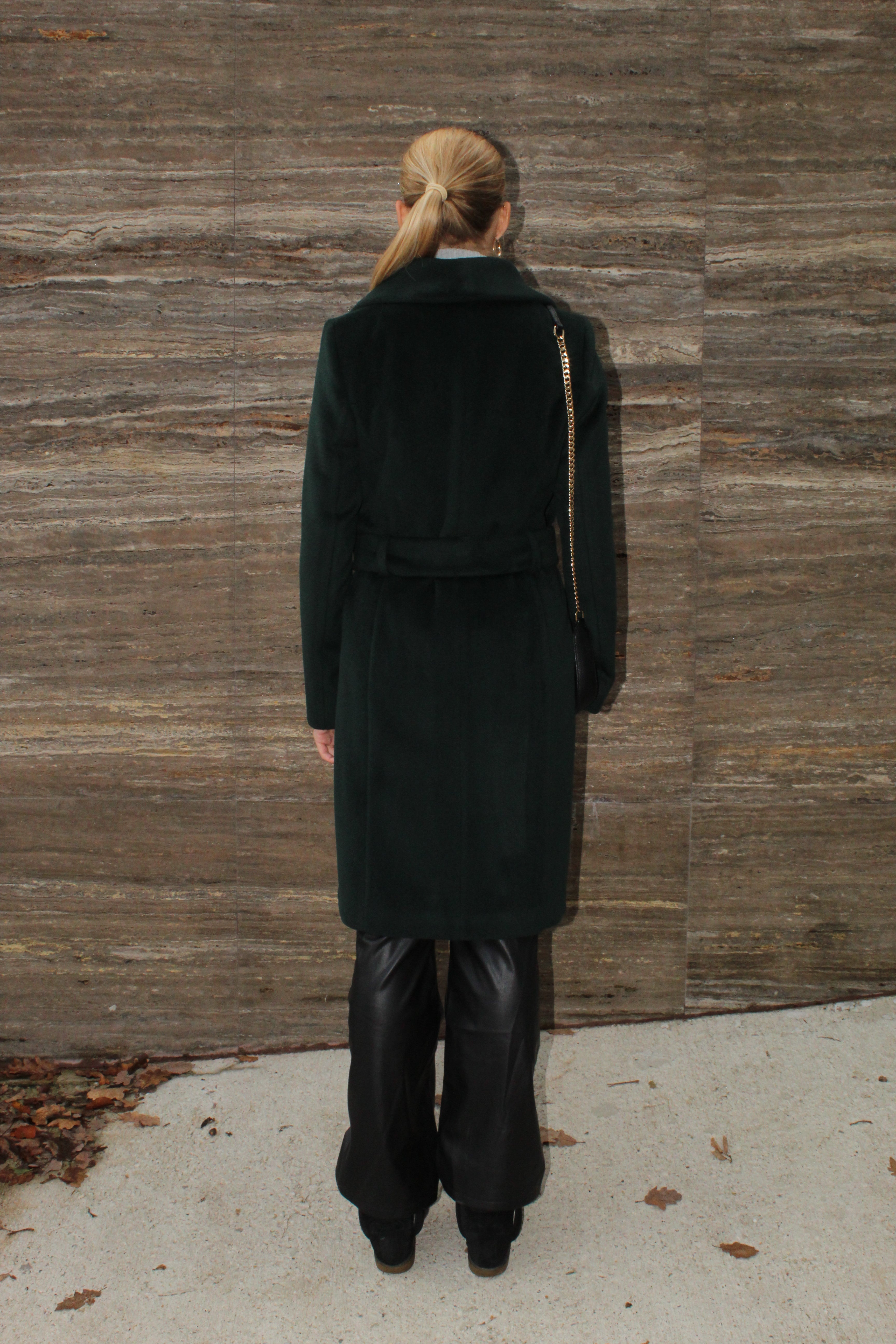 Mid Length Overlap Coat