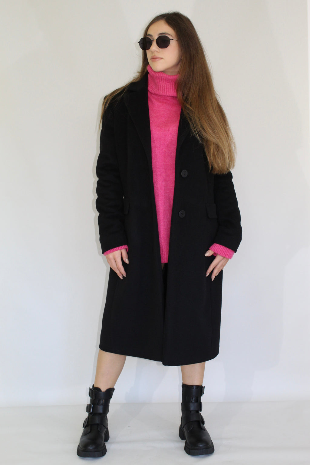 Two-Button wool coat