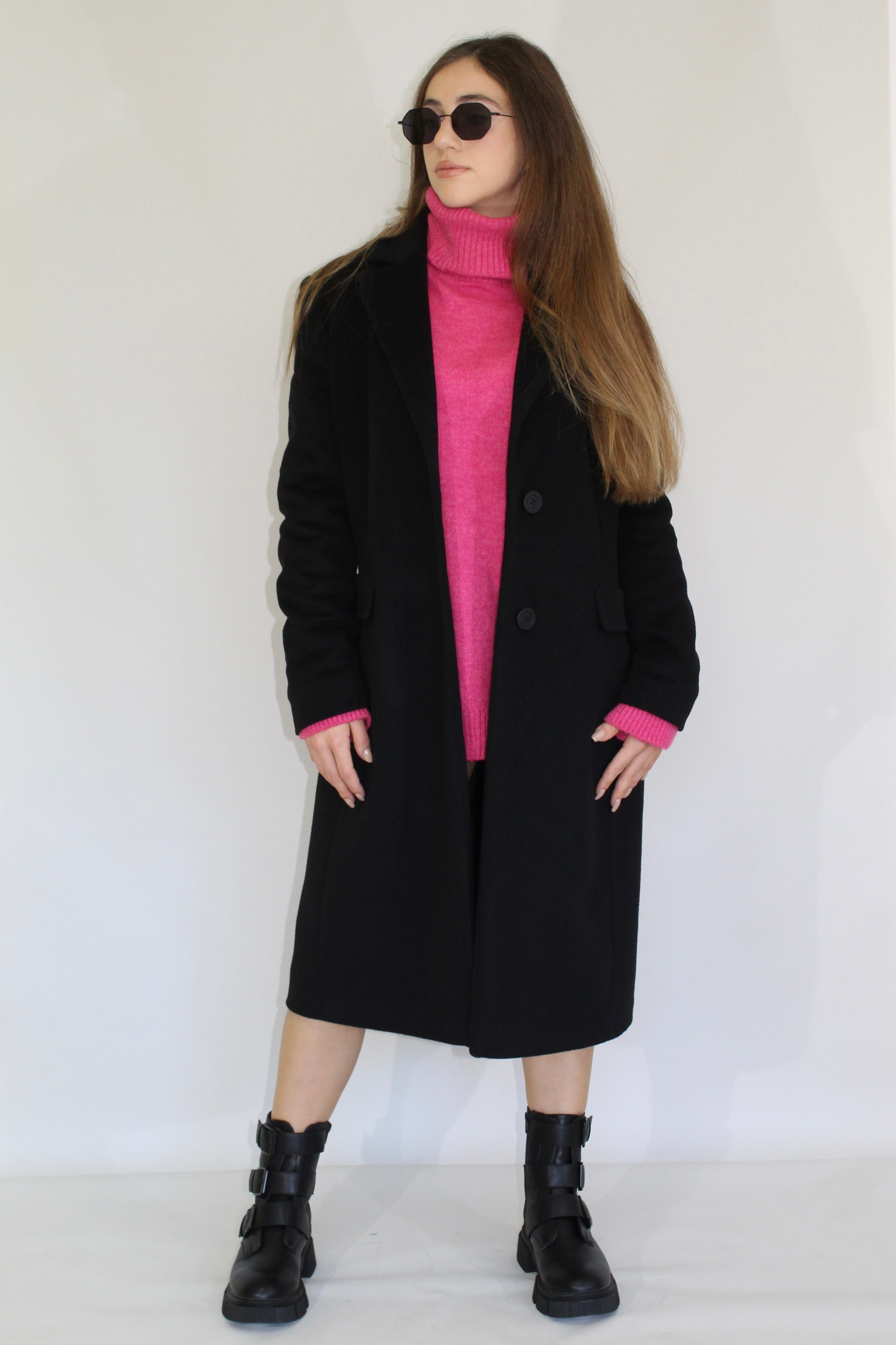 Two-Button wool coat
