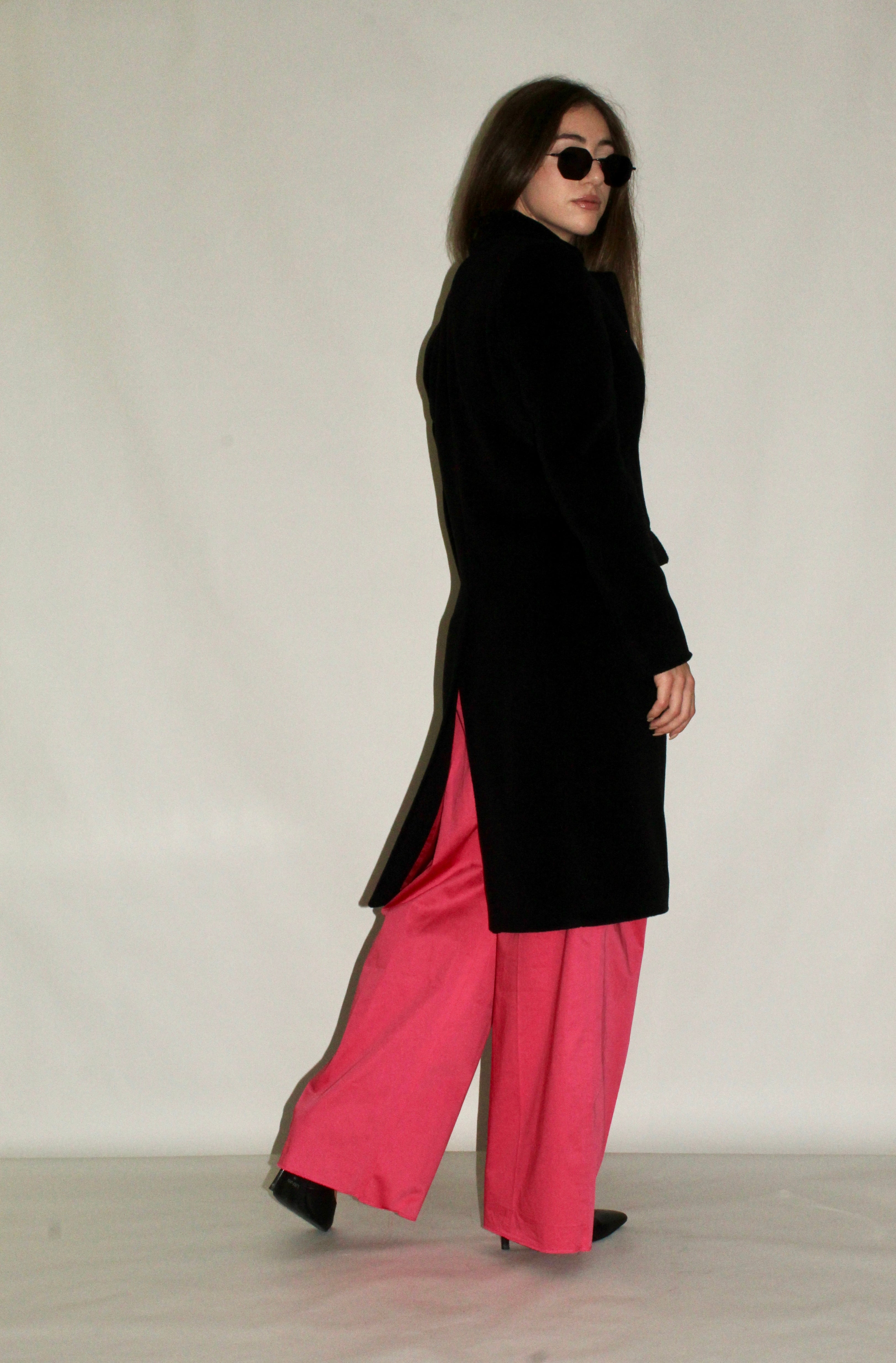 Three-Button Wool Coat
