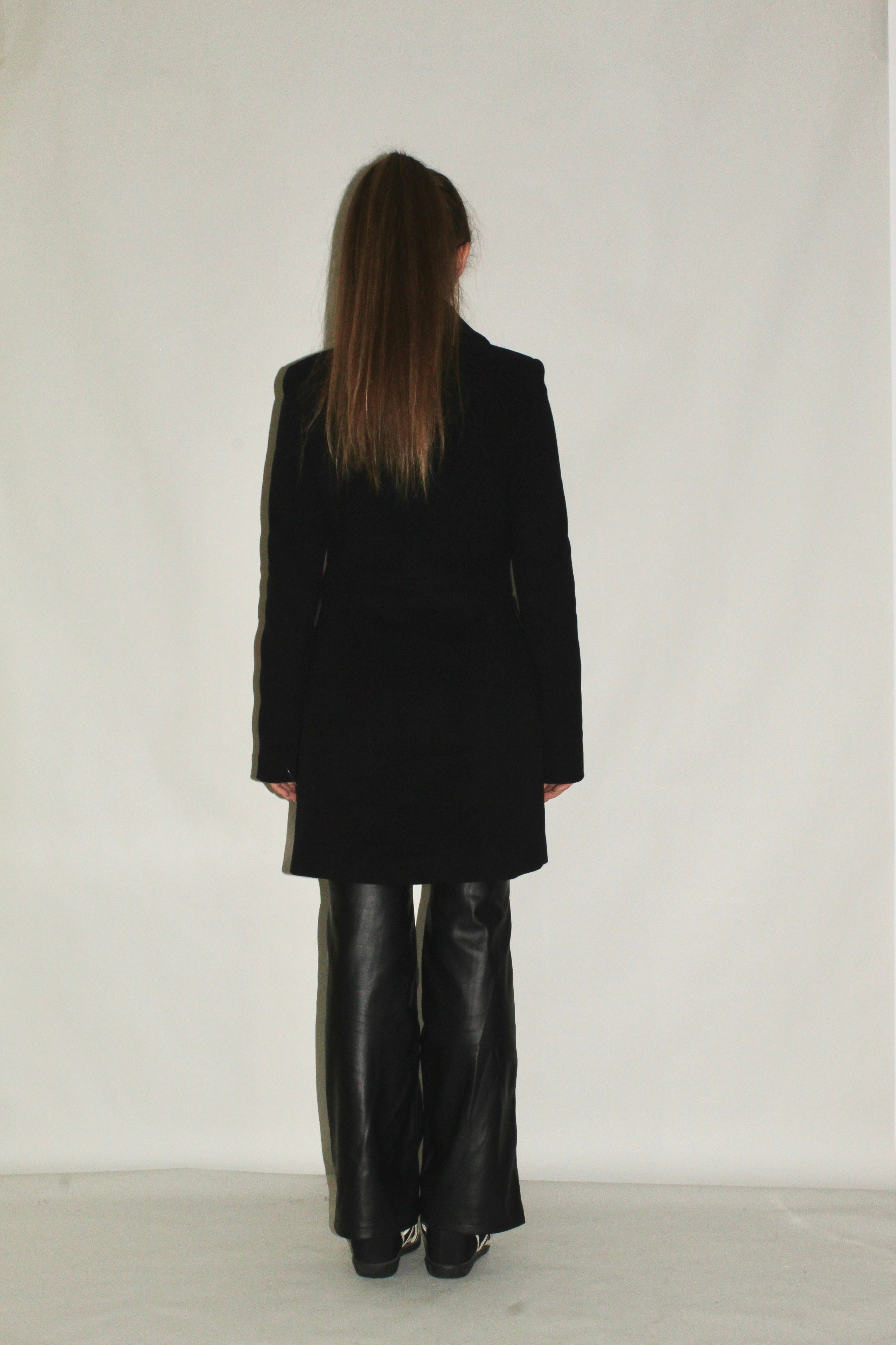 Mid Length Button-up Coat