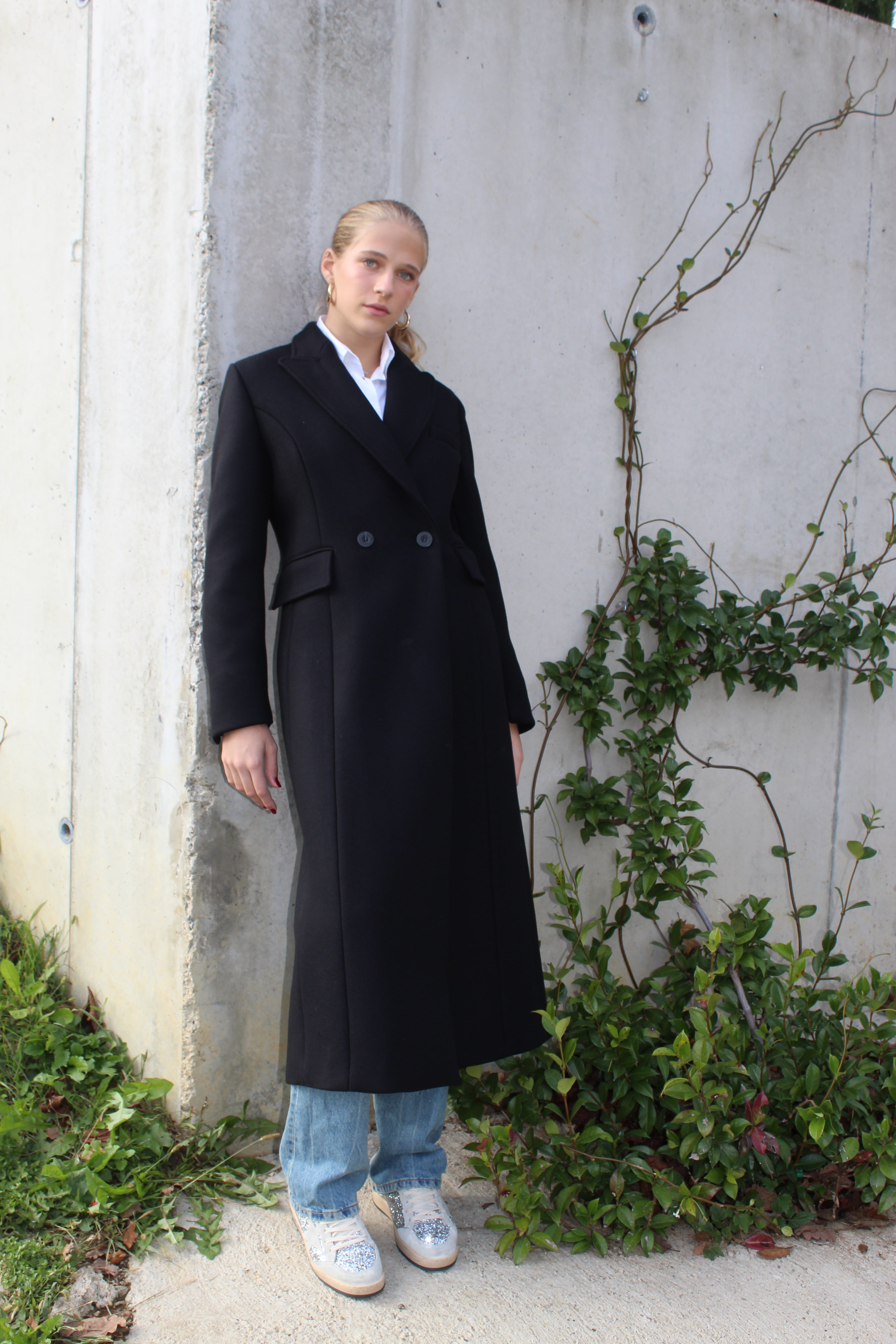 Long Double Button Coat