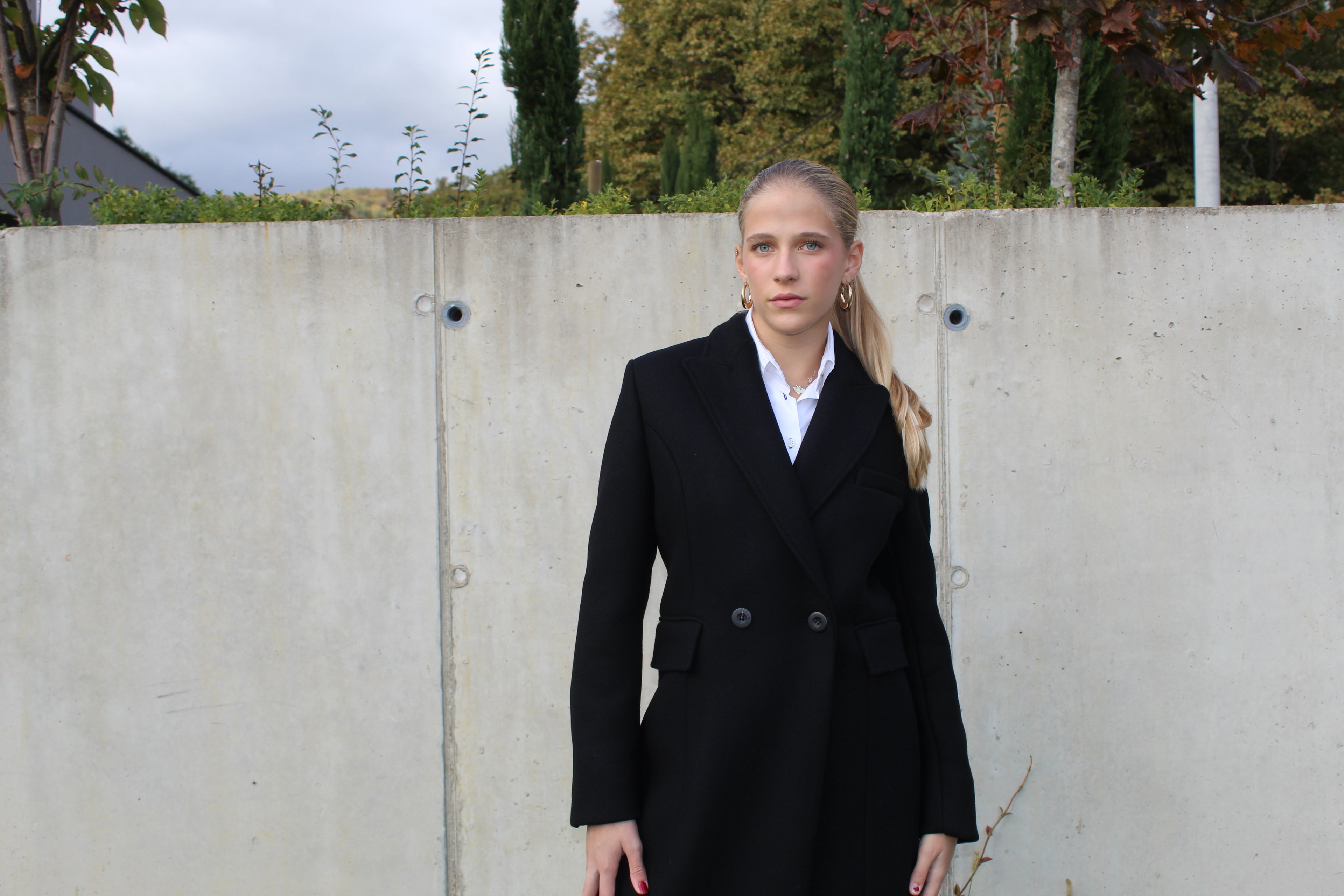 Long Double Button Coat