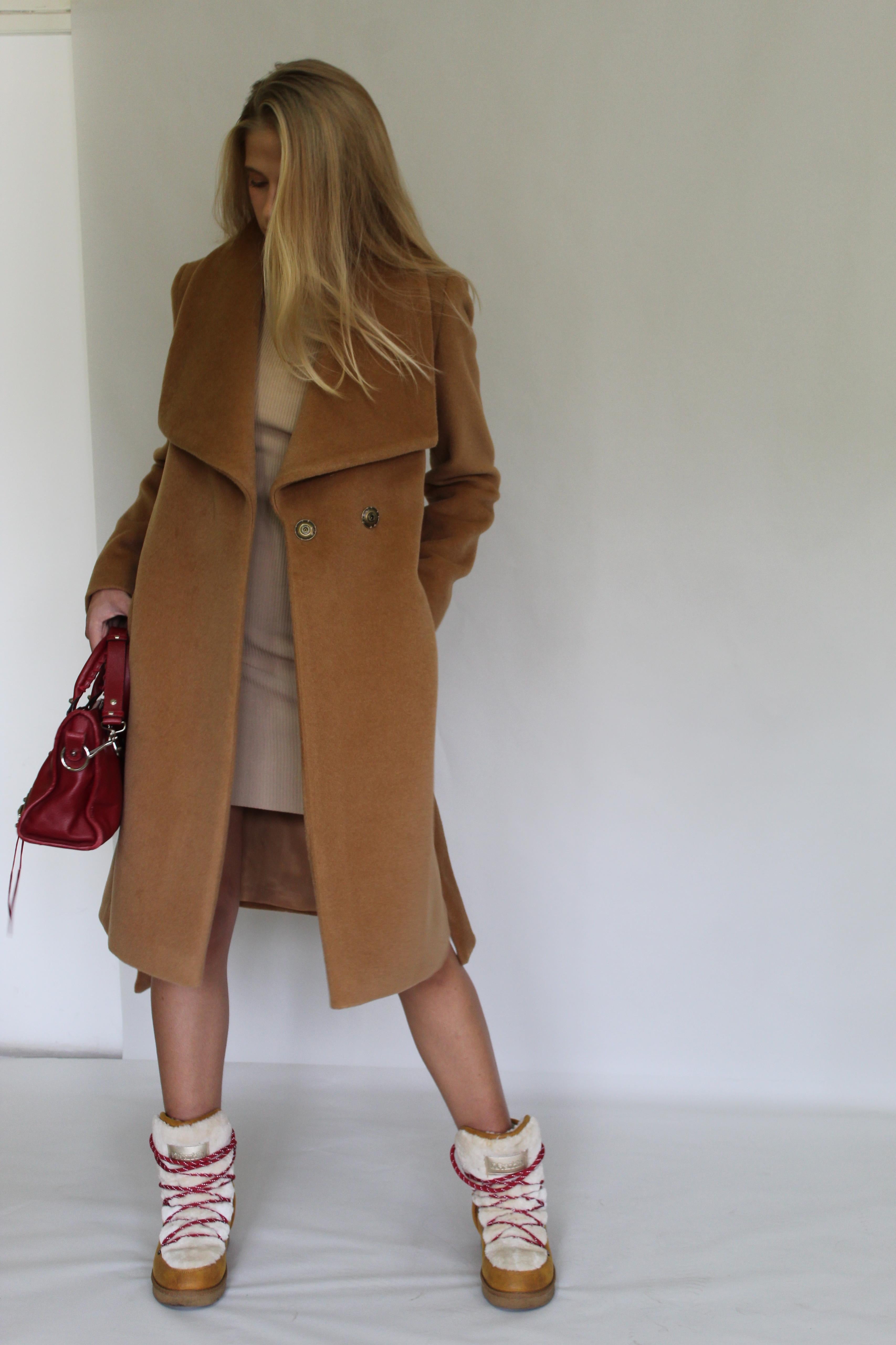 Mid Length Overlap Coat